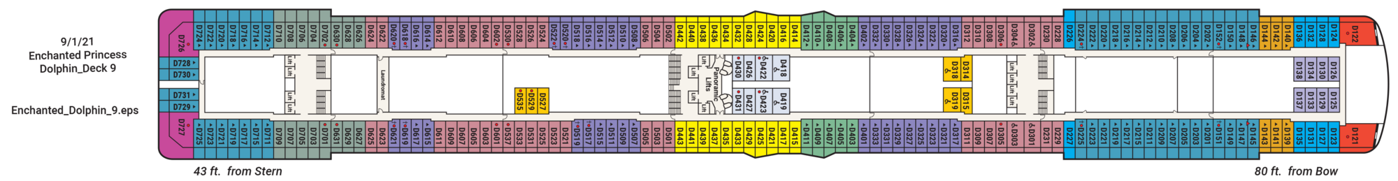 Deck 9 - Dolphin plan